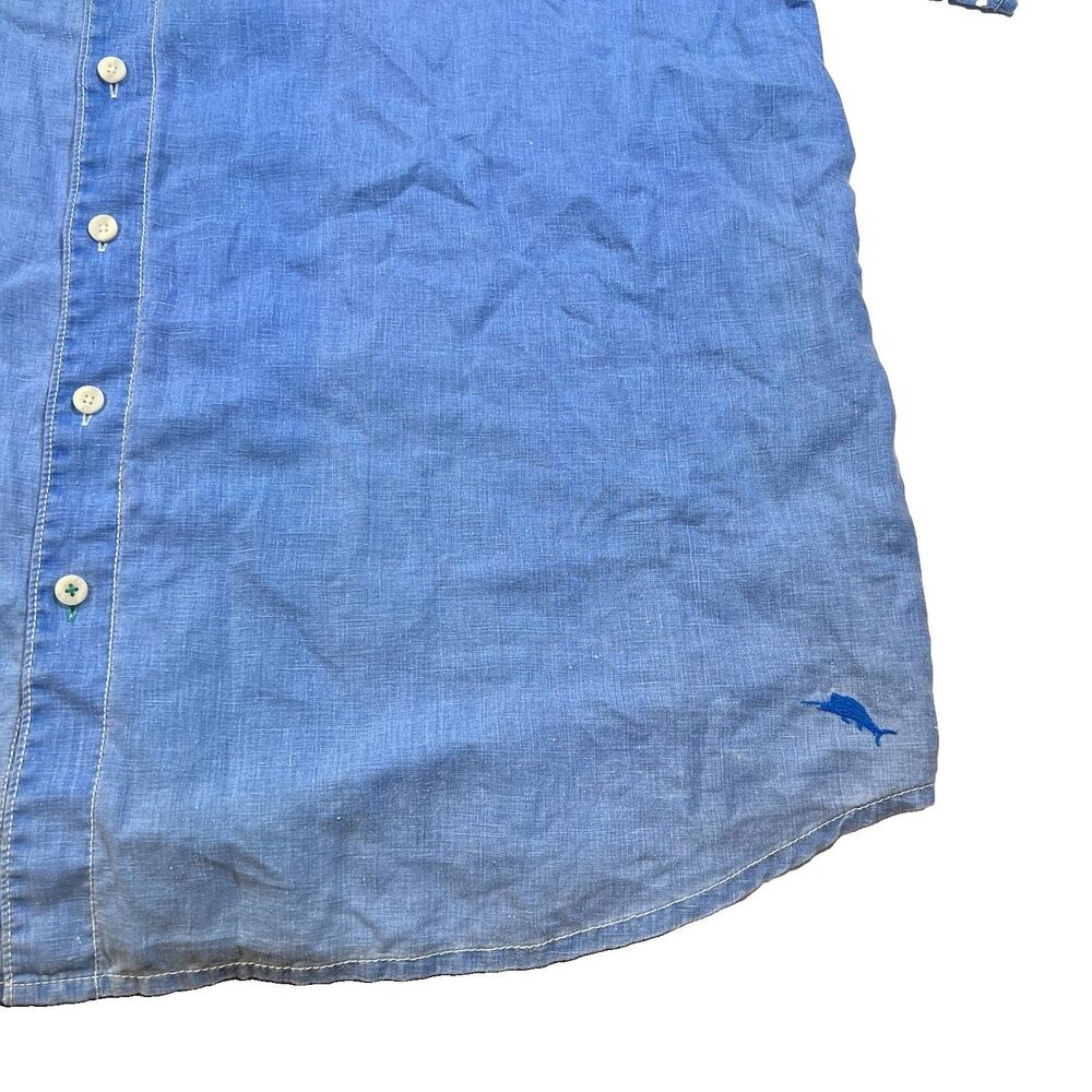 Tommy Bahama Relax 100% Linen Button Front Short Sleeve Camp Shirt Men's 4XT - Picture 3 of 10